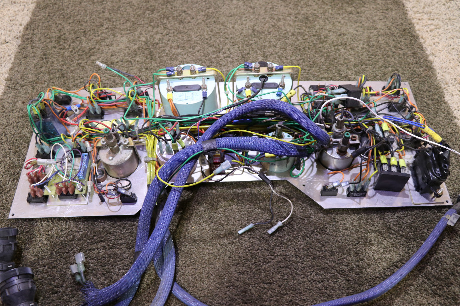USED BLUE BIRD WANDERLODGE DASH GAUGE & SWITCH CLUSTER RV PARTS FOR SALE RV Components 