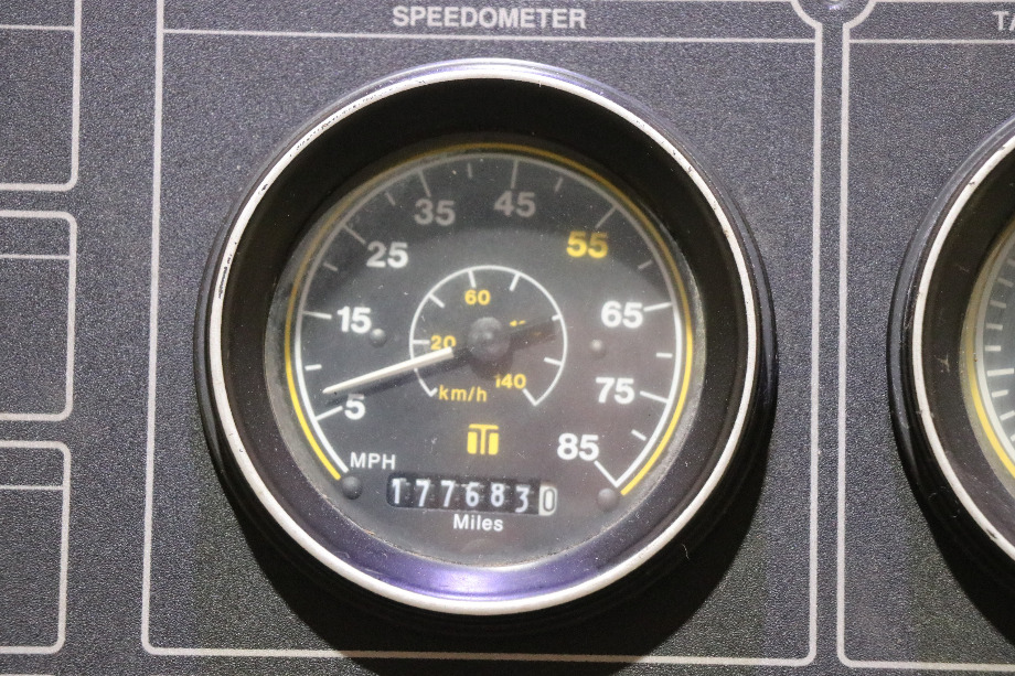 USED BLUE BIRD WANDERLODGE DASH GAUGE & SWITCH CLUSTER RV PARTS FOR SALE RV Components 