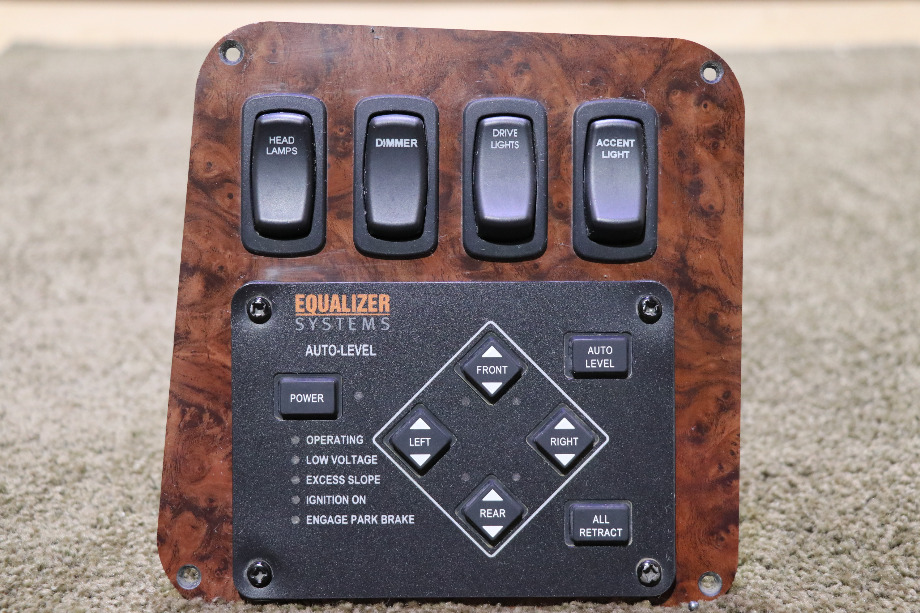 USED EQUALIZER SYSTEMS 3103 TOUCH PAD AND SWITCH DASH PANEL MOTORHOME PARTS FOR SALE RV Components 