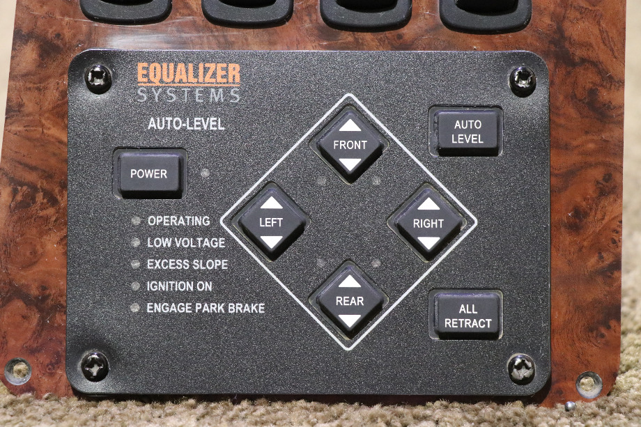 USED EQUALIZER SYSTEMS 3103 TOUCH PAD AND SWITCH DASH PANEL MOTORHOME PARTS FOR SALE RV Components 