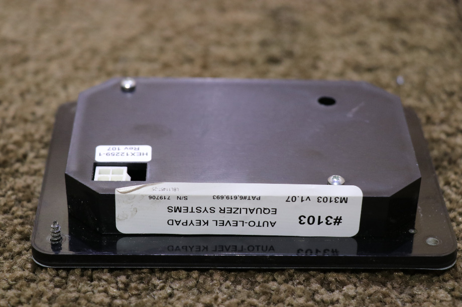 USED EQUALIZER SYSTEMS AUTO LEVEL TOUCH PAD 3103 RV/MOTORHOME PARTS FOR SALE RV Components 