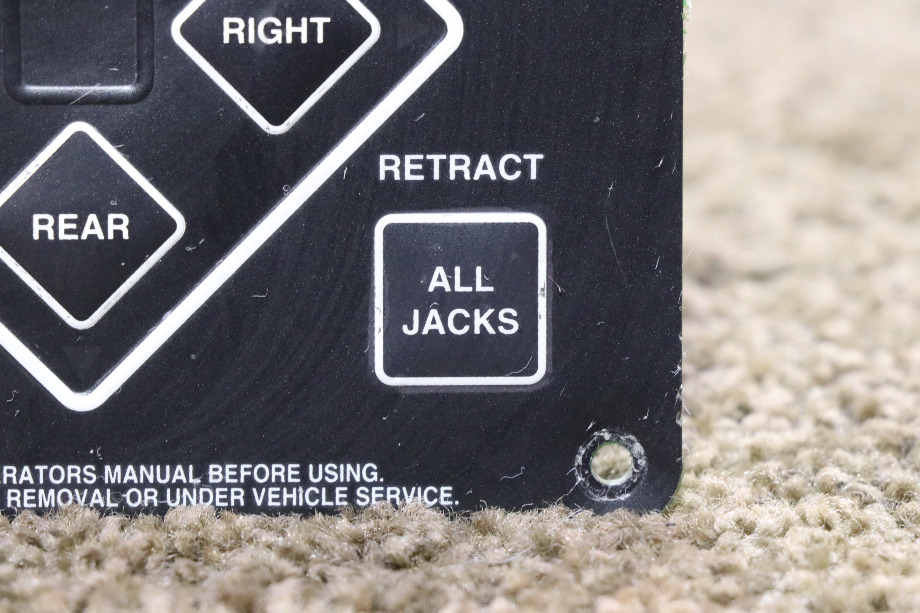 USED 500629 POWER GEAR ELECTRONIC LEVELING TOUCH PAD RV PARTS FOR SALE RV Components 