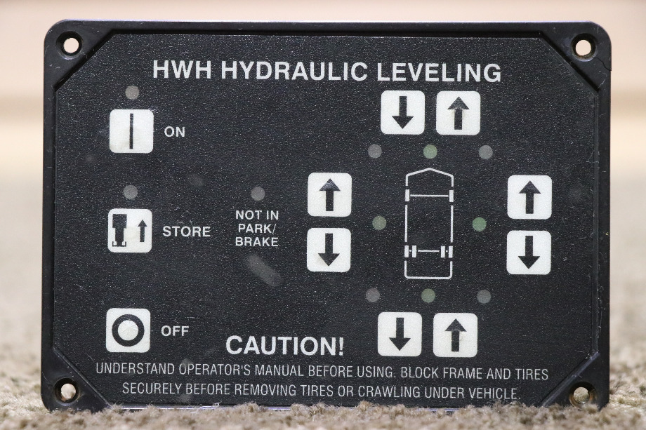 USED HWH HYDRAULIC LEVELING AP10215 TOUCH PAD MOTORHOME PARTS FOR SALE RV Components 