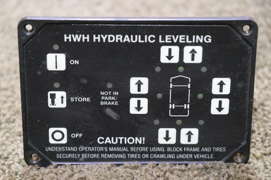 USED HWH HYDRAULIC LEVELING AP10215 TOUCH PAD MOTORHOME PARTS FOR SALE RV Components 