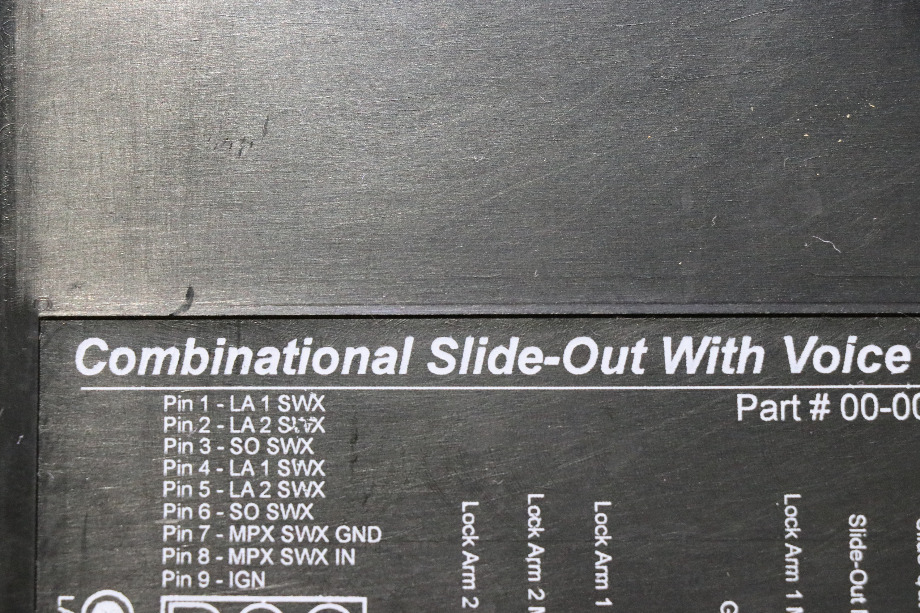 USED RV/MOTORHOME INTELLITEC COMBINATIONAL SLIDE OUT WITH VOICE 00-00719-000 FOR SALE RV Components 