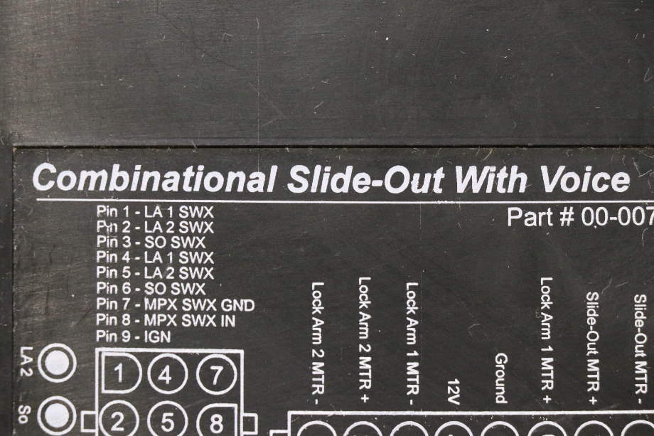 USED INTELLITEC 00-00719-100 COMBINATIONAL SLIDE OUT WITH VOICE MOTORHOME PARTS FOR SALE RV Components 