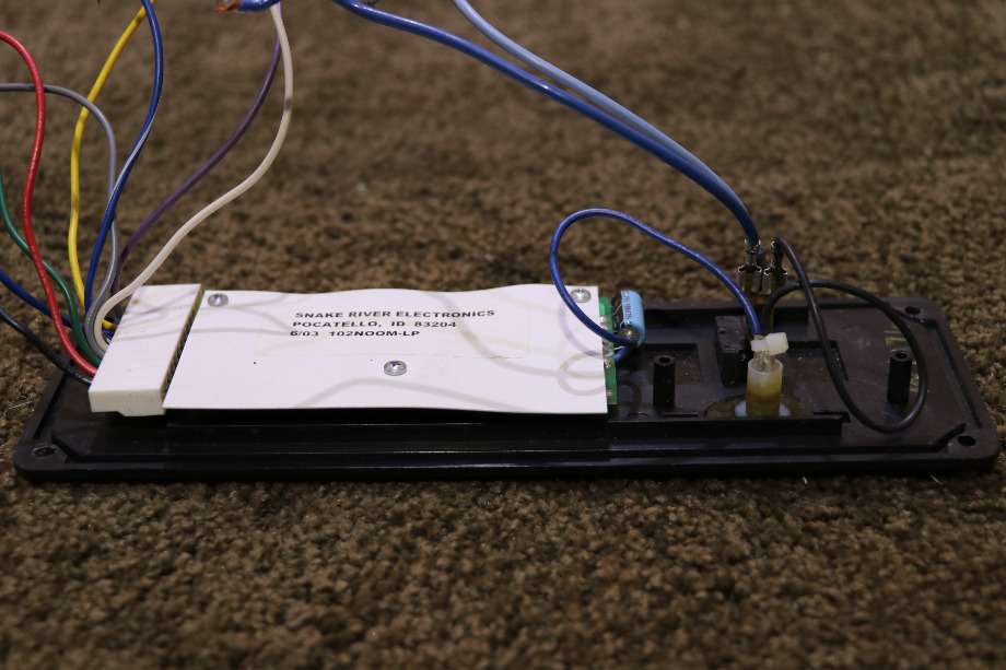 USED MOTORHOME BLACK NEWMAR CORP TANK MONITOR PANEL FOR SALE RV Components 