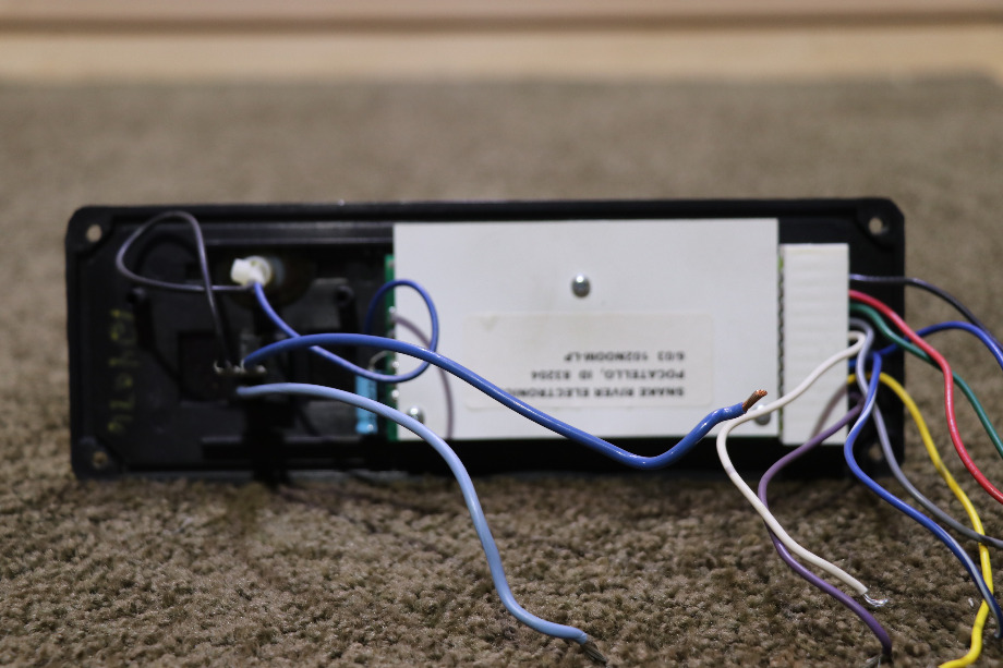USED MOTORHOME BLACK NEWMAR CORP TANK MONITOR PANEL FOR SALE RV Components 
