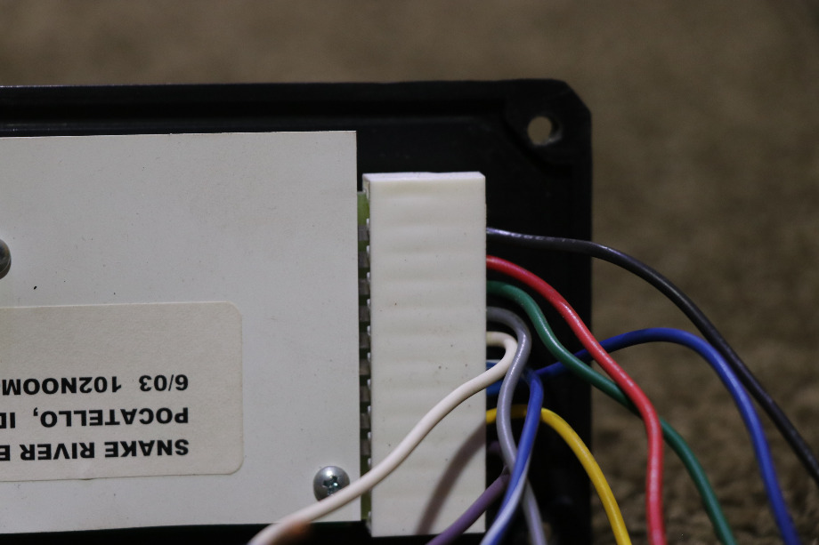 USED MOTORHOME BLACK NEWMAR CORP TANK MONITOR PANEL FOR SALE RV Components 