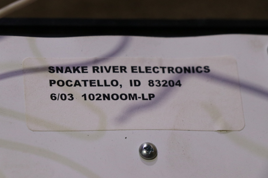 USED MOTORHOME BLACK NEWMAR CORP TANK MONITOR PANEL FOR SALE RV Components 