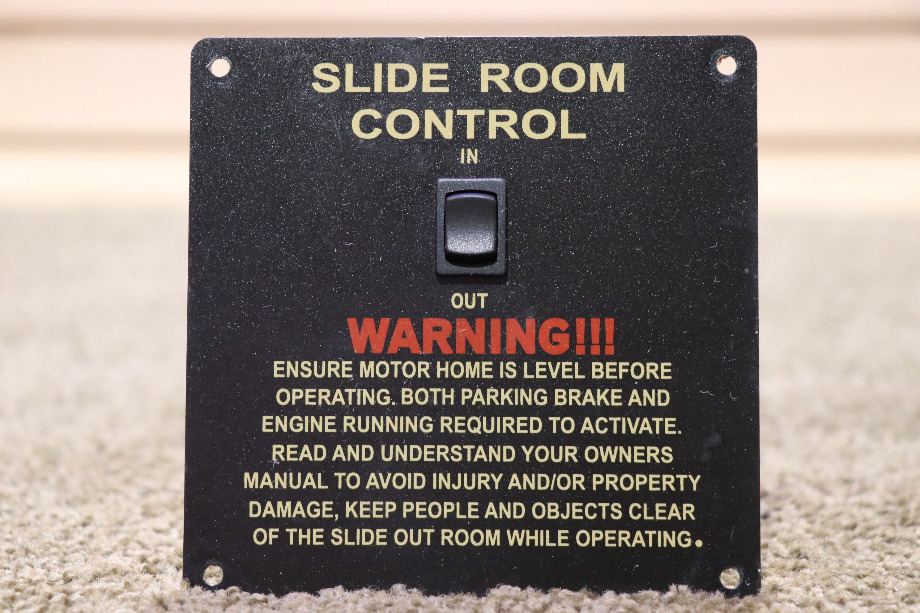 USED SLIDE ROOM CONTROL IN/OUT SWITCH PANEL RV/MOTORHOME PARTS FOR SALE RV Components 