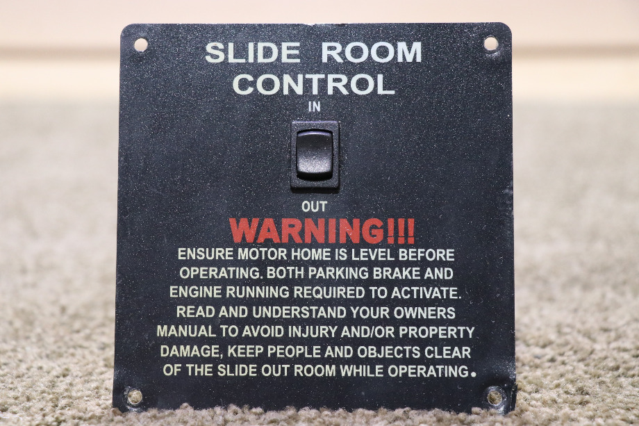 USED RV SLIDE ROOM CONTROL IN/OUT SWITCH PANEL FOR SALE RV Components 