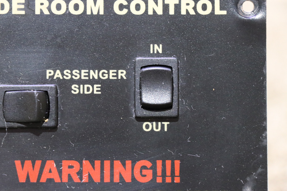 USED MOTORHOME SLIDE ROOM CONTROL DOUBLE SWITCH PANEL FOR SALE RV Components 