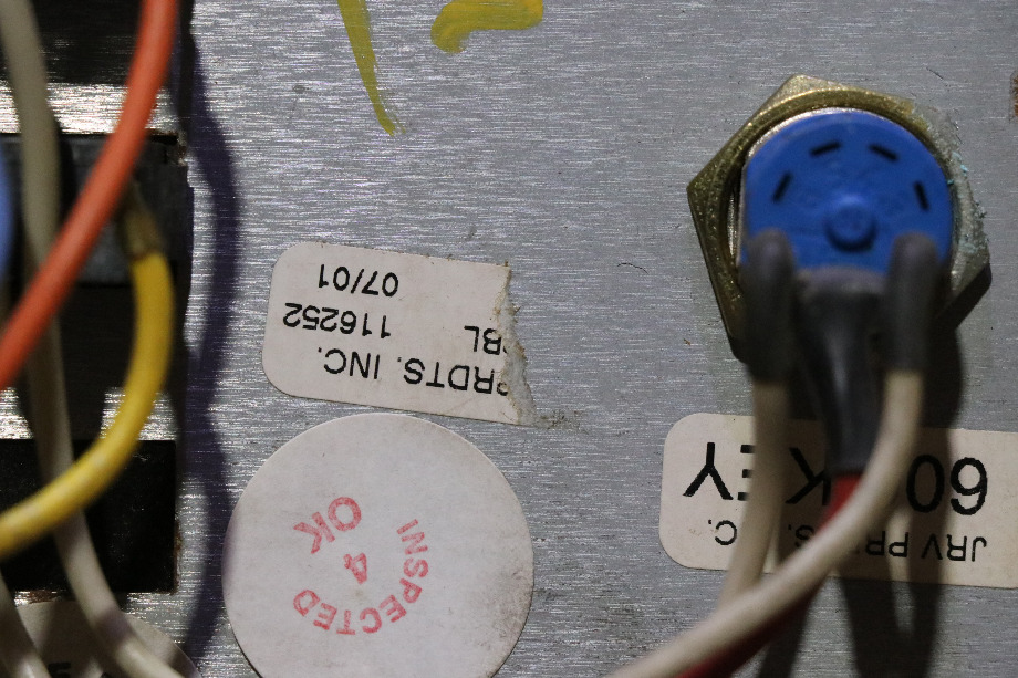 USED RV/MOTORHOME SLIDE ROOM KEY & SWITCH CONTROL PANEL FOR SALE RV Components 