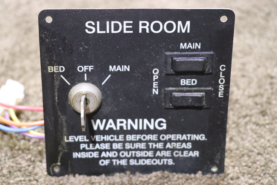 USED RV/MOTORHOME SLIDE ROOM KEY & SWITCH CONTROL PANEL FOR SALE RV Components 