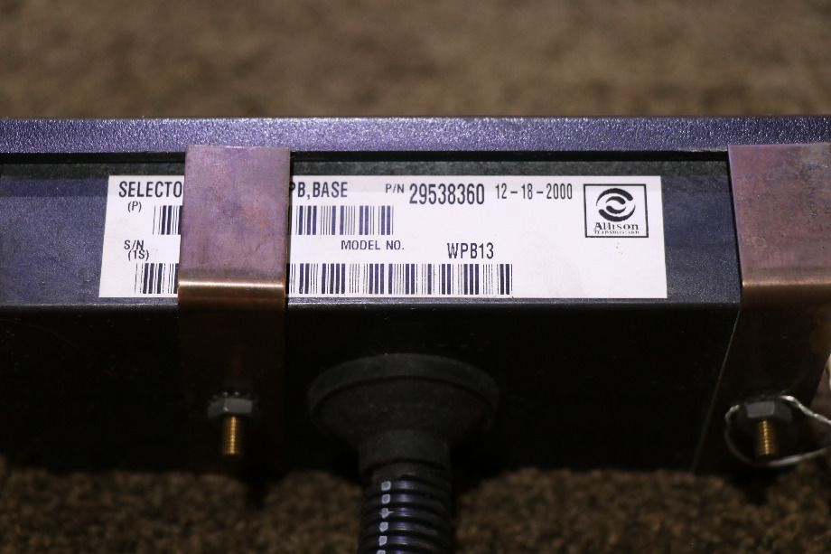 USED RV/MOTORHOME ALLISON TRANSMISSION SHIFT SELECTOR 29538360 FOR SALE RV Components 
