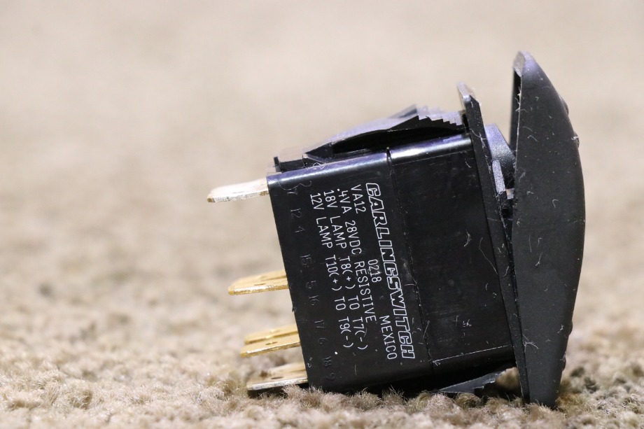 USED MOTORHOME ENGINE BRAKE VA12 DASH SWITCH FOR SALE RV Components 