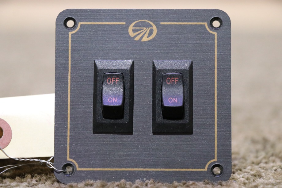 USED RV/MOTORHOME MONACO DOUBLE SWITCH PANEL FOR SALE RV Components 