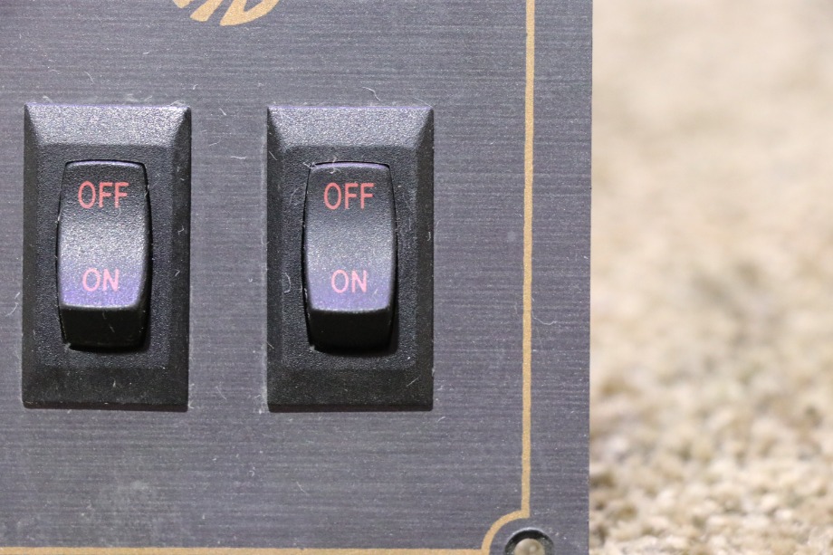 USED RV/MOTORHOME MONACO DOUBLE SWITCH PANEL FOR SALE RV Components 