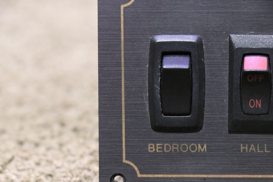 USED MONACO BEDROOM / HALL SWITCH PANEL RV PARTS FOR SALE RV Components 