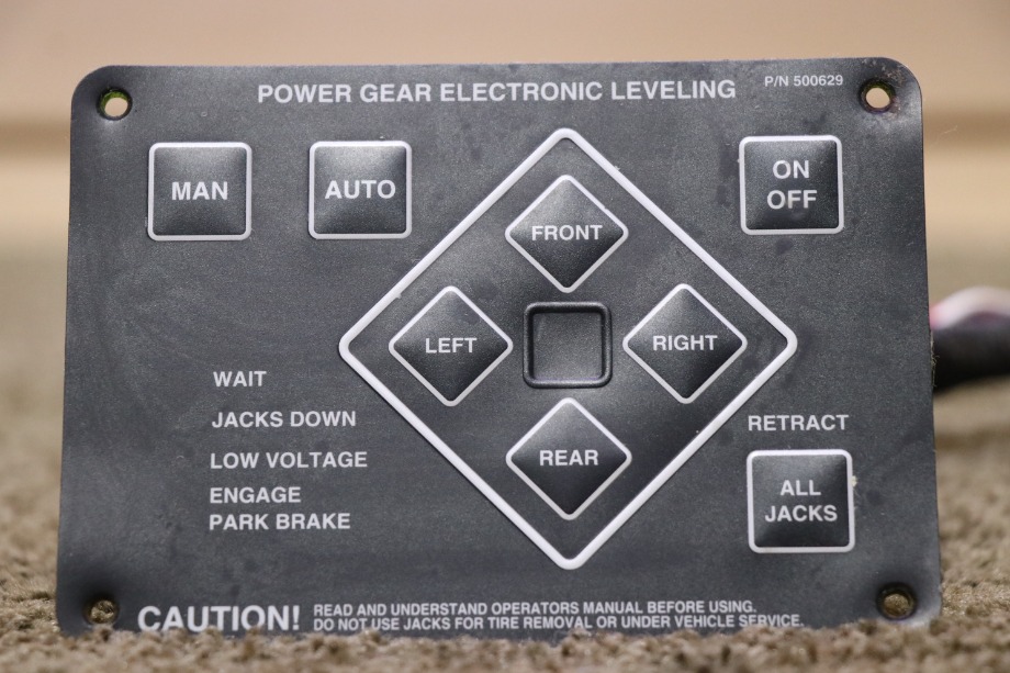 USED 500629 POWER GEAR ELECTRONIC LEVELING TOUCH PAD RV PARTS FOR SALE RV Components 