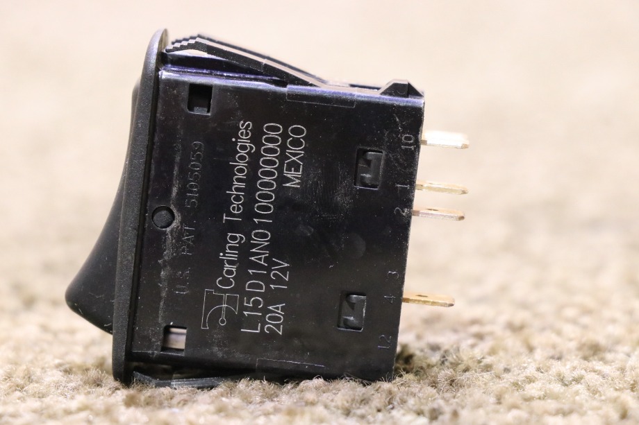 USED RV L15D1AN0100000000 AUX START DASH SWITCH FOR SALE RV Components 