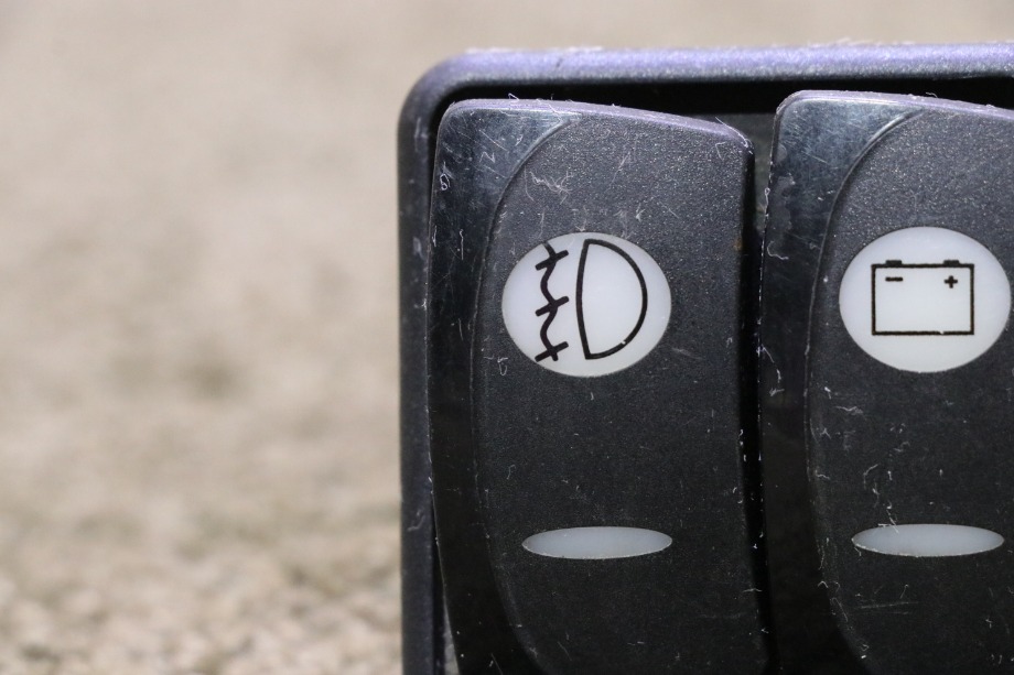 USED FOG / BATTERY / DRIVING DASH SWITCH PANEL RV PARTS FOR SALE RV Components 