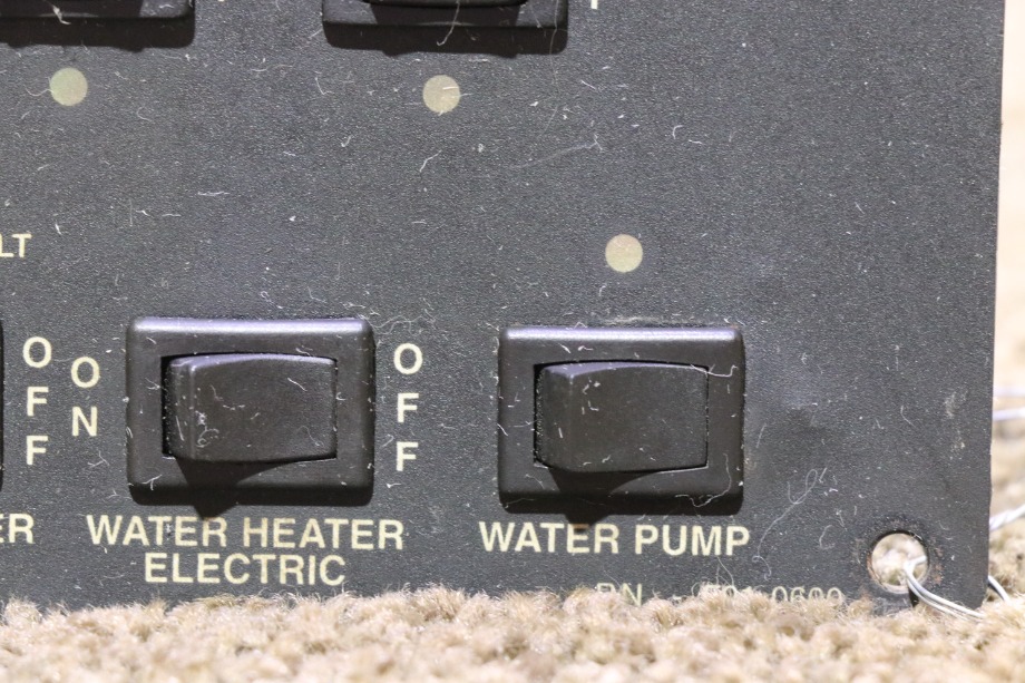 USED MOTORHOME KIB F91-0600 BATTERY & WATER SWITCH PANEL FOR SALE RV Components 