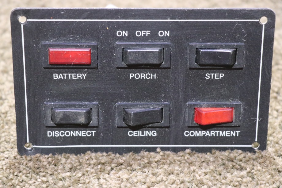 USED RV/MOTORHOME JRV PRODUCTS SWITCH PANEL A3227BL FOR SALE RV Components 