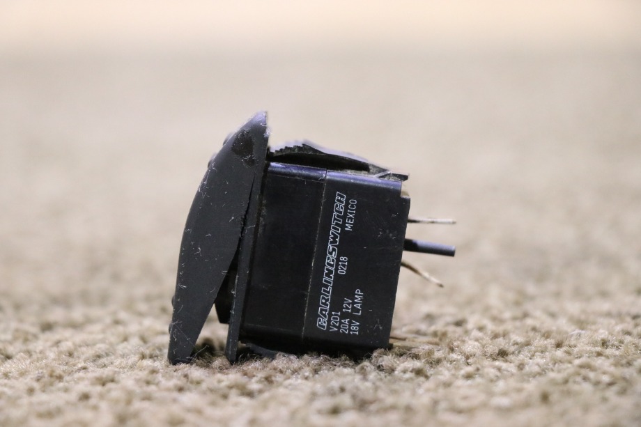 USED BLACK ROCKER V2D1 DASH SWITCH MOTORHOME PARTS FOR SALE RV Components 
