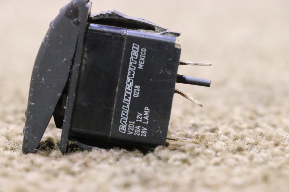 USED BLACK ROCKER V2D1 DASH SWITCH MOTORHOME PARTS FOR SALE RV Components 