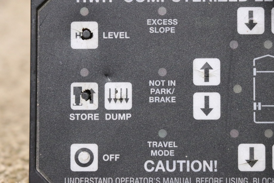 USED HWH AP25650 COMPUTERIZED LEVELING TOUCH PAD MOTORHOME PARTS FOR SALE RV Components 