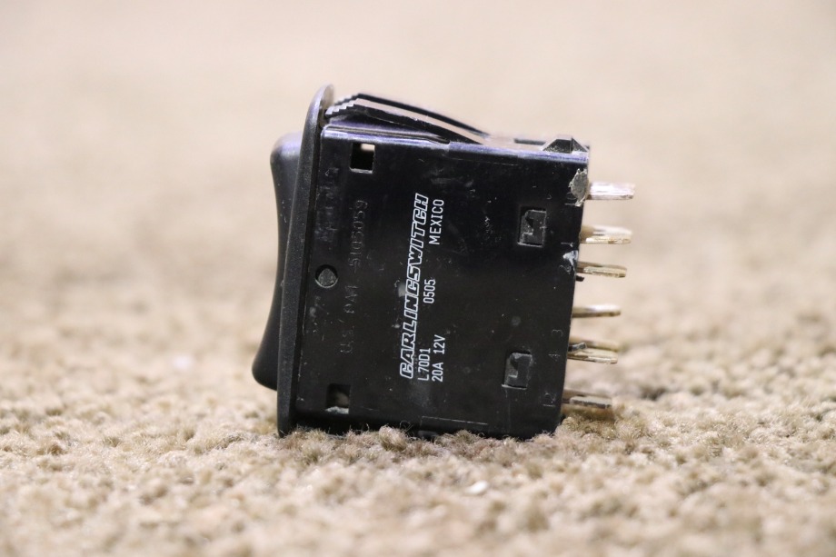 USED VISOR UP / DOWN L70D1 DASH SWITCH MOTORHOME PARTS FOR SALE RV Components 