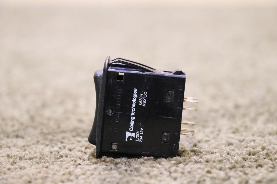 USED RV L70D1 BLACK ROCKER DASH SWITCH FOR SALE RV Components 
