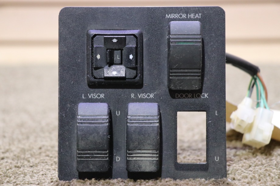 USED RV/MOTORHOME VISOR & MIRROR DASH SWITCH PANEL FOR SALE RV Components 