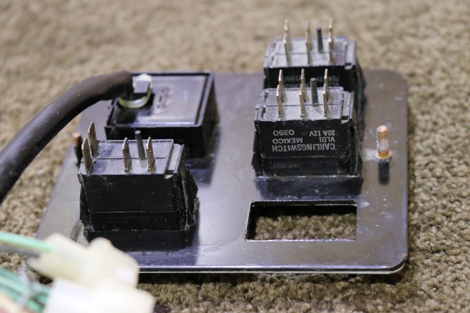 USED RV/MOTORHOME VISOR & MIRROR DASH SWITCH PANEL FOR SALE RV Components 