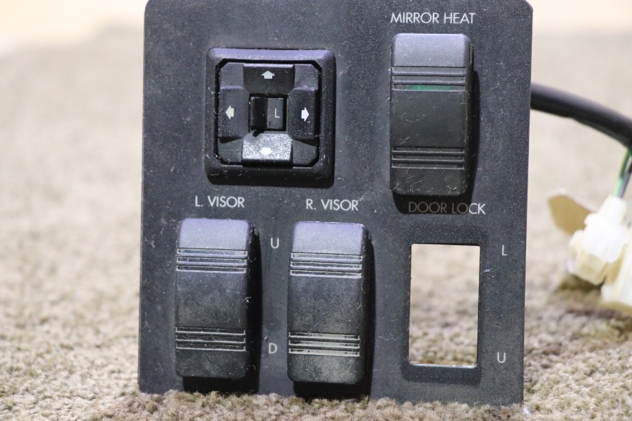 USED RV/MOTORHOME VISOR & MIRROR DASH SWITCH PANEL FOR SALE RV Components 