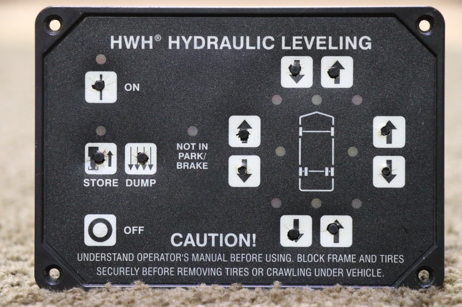 USED RV/MOTORHOME HWH HYDRAULIC LEVELING TOUCH PAD FOR SALE RV Components 