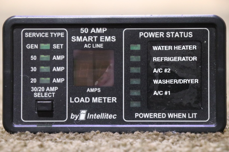 USED 00-00684-100 INTELLITEC SMART EMS DISPLAY PANEL RV PARTS FOR SALE RV Components 