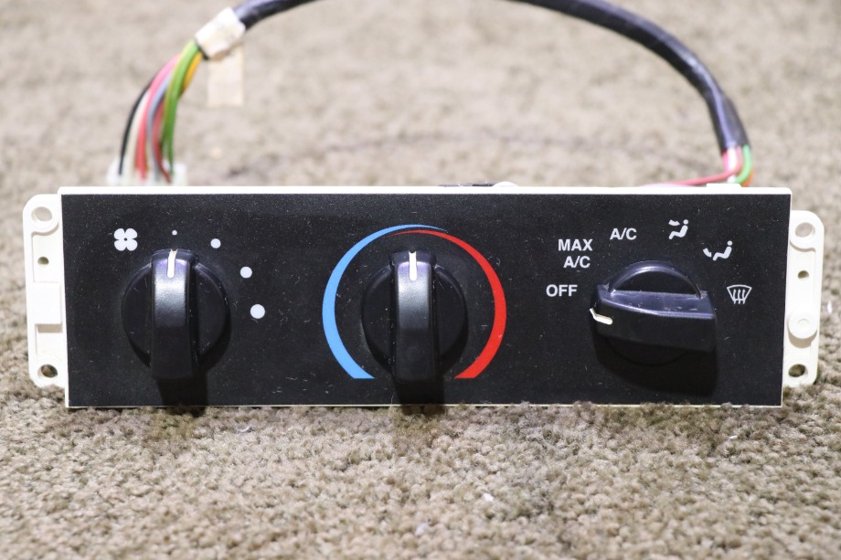 USED MOTORHOME FORD XL5H-19C733-BA DASH AC CONTROL SWITCH PANEL FOR SALE RV Components 