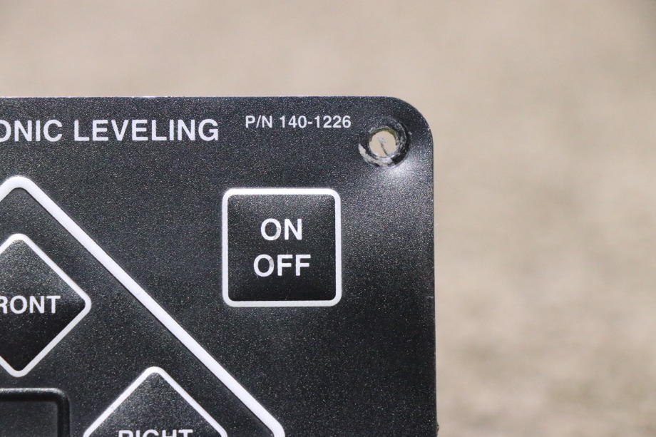 USED POWER GEAR ELECTRONIC LEVELING TOUCH PAD 140-1226 RV/MOTORHOME PARTS FOR SALE RV Components 