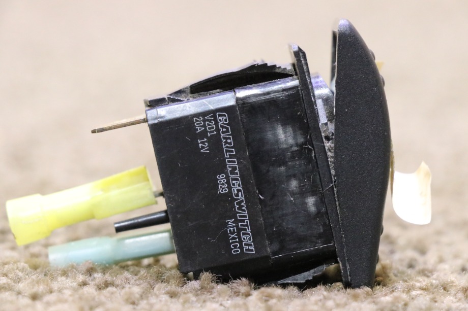 USED V2D1 FAST IDLE BLACK DASH SWITCH RV PARTS FOR SALE RV Components 