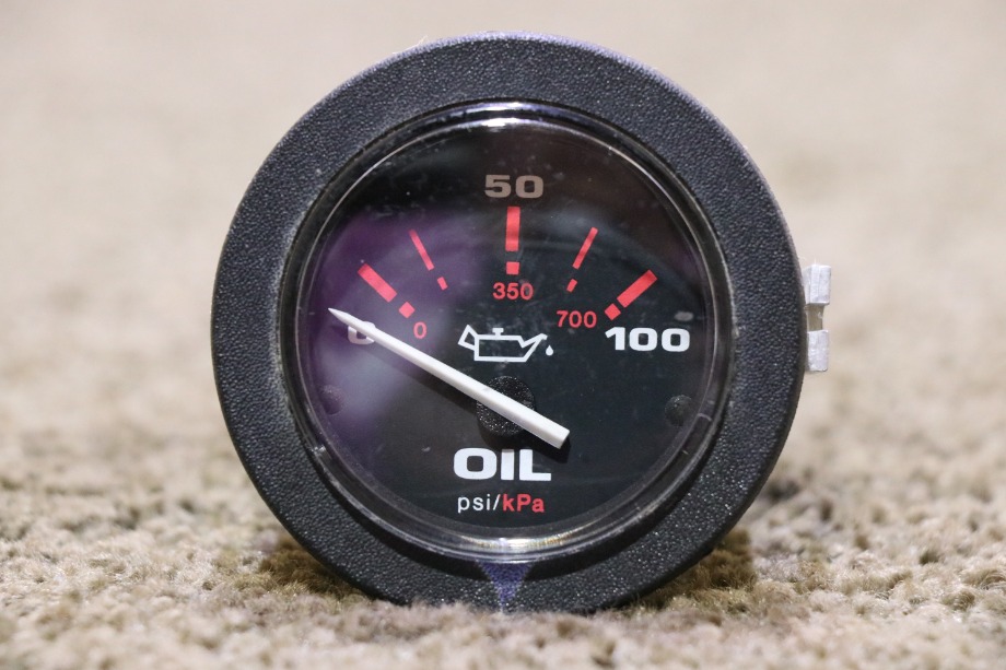 USED 10181 OIL PRESS DASH GAUGE RV PARTS FOR SALE RV Components 