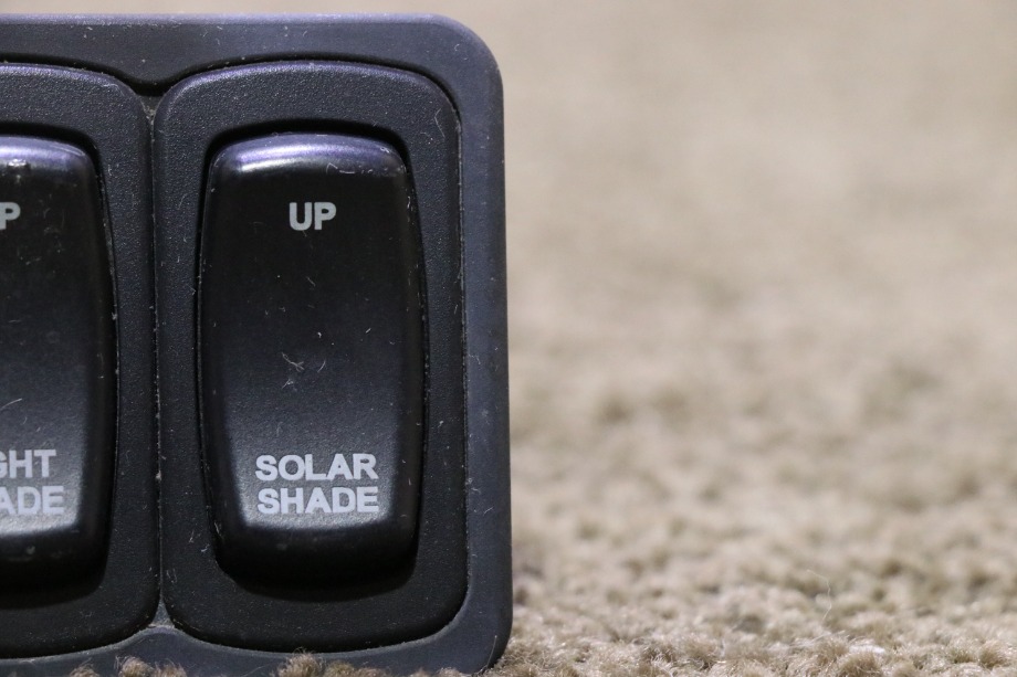 USED MOTORHOME EXH / MIRR / SHADE / SHADE 4 DASH SWITCH PANEL FOR SALE RV Components 