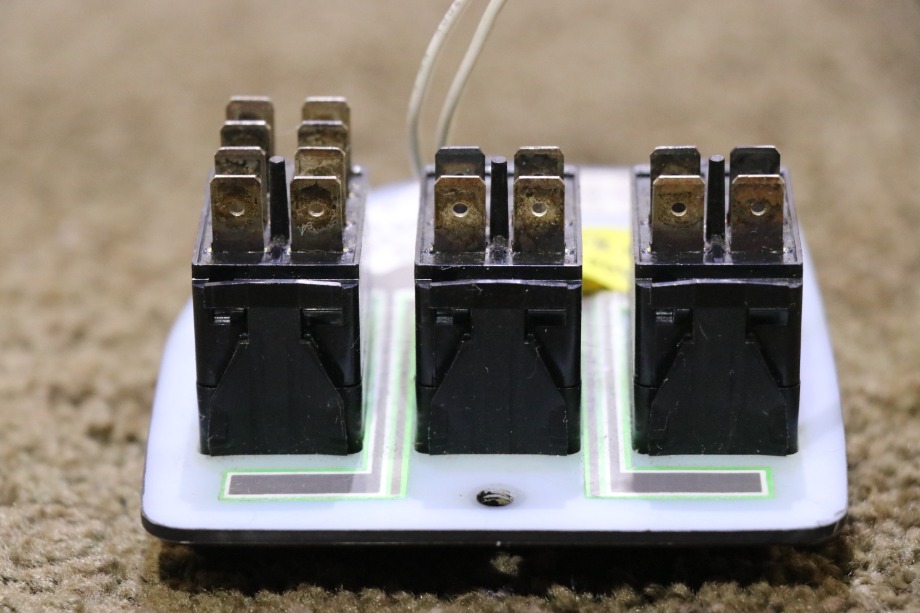 USED 101412 BRAKE 3 SWITCH PANEL RV PARTS FOR SALE RV Components 