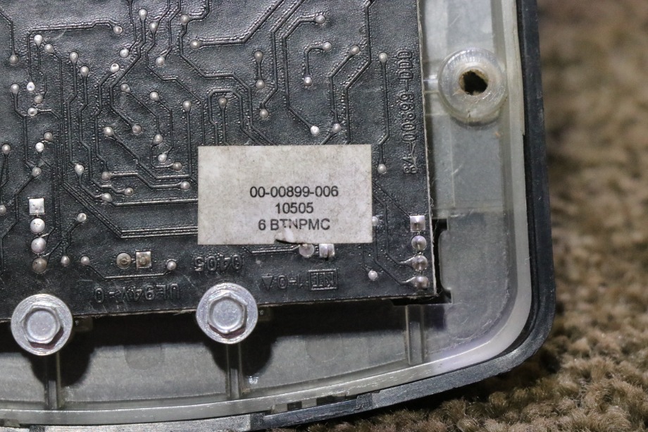 USED RV 00-00899-006 INTELLITEC 4 BUTTON SWITCH PANEL FOR SALE RV Components 
