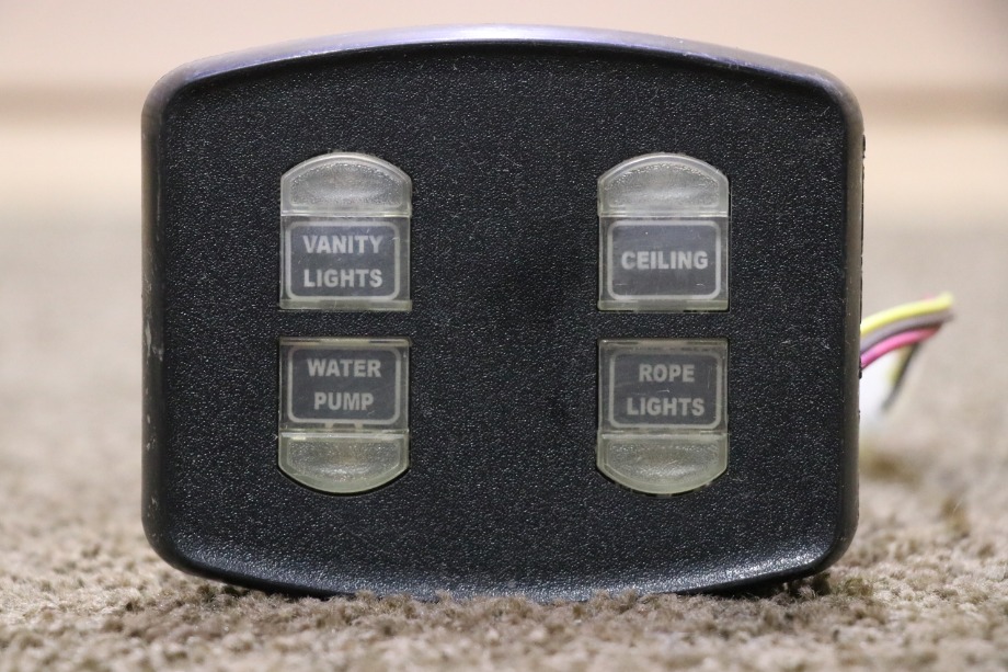 USED INTELLITEC 4 BUTTON SWITCH PANEL MOTORHOME PARTS FOR SALE RV Components 