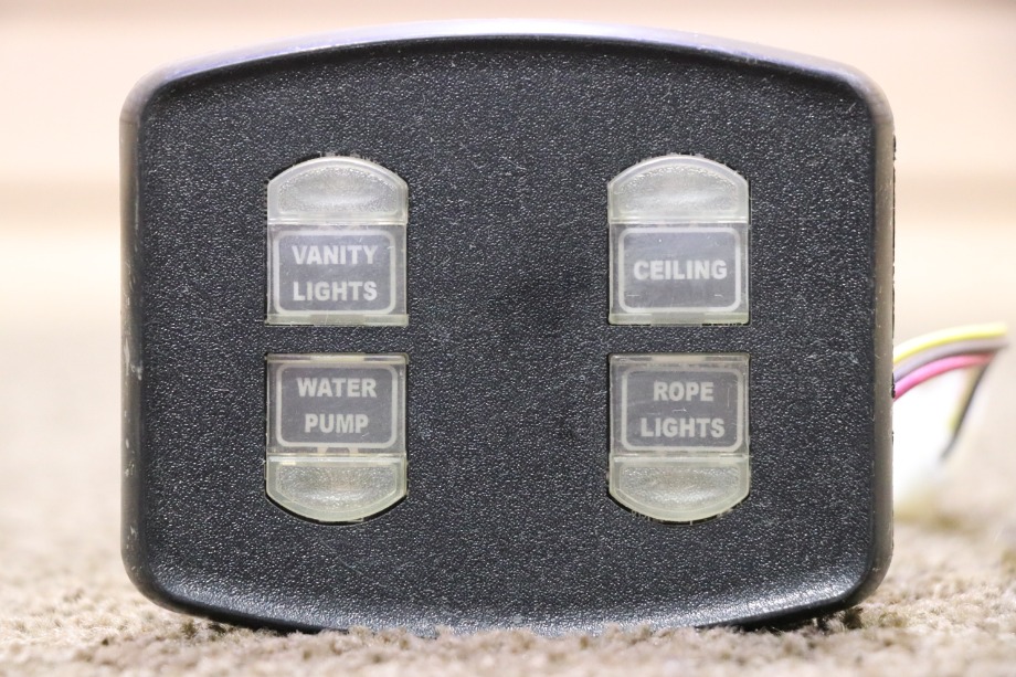 USED INTELLITEC 4 BUTTON SWITCH PANEL MOTORHOME PARTS FOR SALE RV Components 