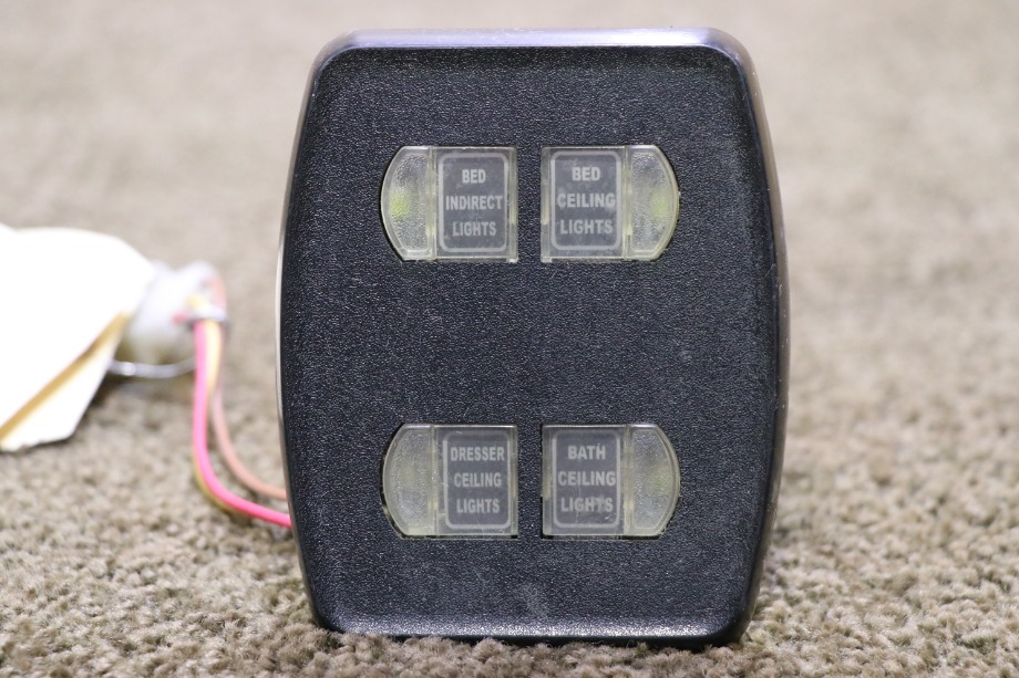 USED INTELLITEC 4 BUTTON SWITCH PANEL 00-00899-006 RV/MOTORHOME PARTS FOR SALE RV Components 