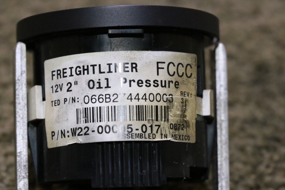 USED RV/MOTORHOME FREIGHTLINER OIL PRESS W22-00005-017 FOR SALE RV Components 